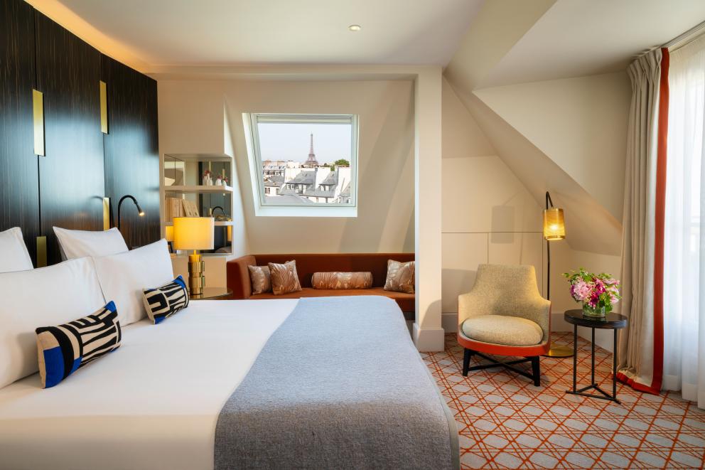 Hotel Montalembert - Suite vue Tour Eiffel